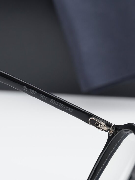 Saint Laurent SL387 001 Square Eyeglasses – Black 53mm main image 5